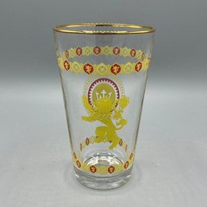 Game of Thrones House Lannister Family Crest & Crown 16 Oz. Beer Pint Glass